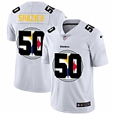 Nike Steelers 50 Ryan Shazier White Shadow Logo Limited Jersey Yhua,baseball caps,new era cap wholesale,wholesale hats